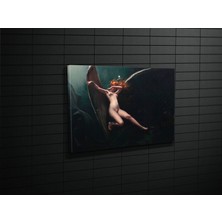 Tablo 360 Luis Ricardo Falero- A Fairy Under Starry Skies Kanvas Tablo