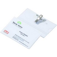 Sarff Kokart Pvc Klipsli 300 Mic Yatay 54X86 mm 50'li