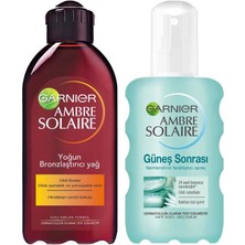 Garnier Ambre Solaire Yoğun Bronzlaştırıcı Yağ Güneş ve Sonrası