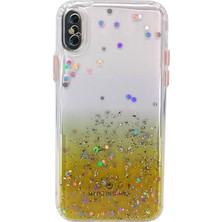 Nettech Apple iPhone Xs Max Uyumlu Kamera Korumalı Simli Silikon Kılıf