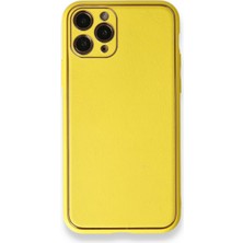 Nettech Apple iPhone 11 Pro Max Uyumlu Coco Leather Seri Silikon Kılıf