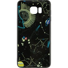 Nettech Samsung Galaxy N920 Note 5 Uyumlu Desenli Fosfor Seri Silikon Kılıf