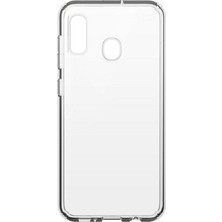 Nettech Samsung Galaxy A20 Uyumlu Tıpalı Şeffaf Silikon Kılıf