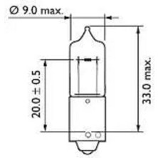 Phılıps H21W Standart Ampul 12356CP EAN-8727900371116