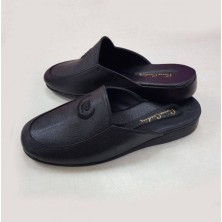 Pierre Cardin 289 Deri Terlik 42 Siyah