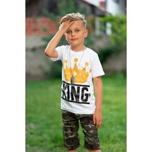 Harika Kids Erkek Çocuk Asker Kamuflaj Kaprili Takım (Kolye Dahildir)