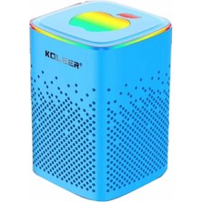 PrimeX Plus Premium Koleer S818M Bluetooth 5.0 Rgb 5W 70Hz Kablosuz Hoparlör Mavi