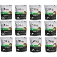 Felicia Tahılsız 85 gr Yetişkin Tavuklu Yaş Kedi Maması 12 Adet