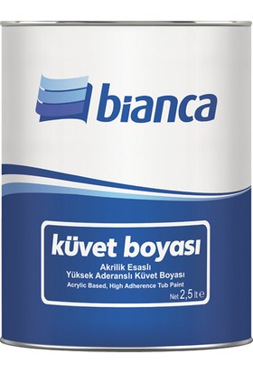 Bianca Banyo Küvet Boyası 0,75 Lt