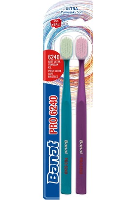 Banat Pro 6240 Adet Kıl Içeren 1+1 Ultra Yumuşak Diş Fırçası