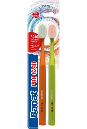 Banat Pro 6240 Adet Kıl Içeren 1+1 Ultra Yumuşak Diş Fırçası