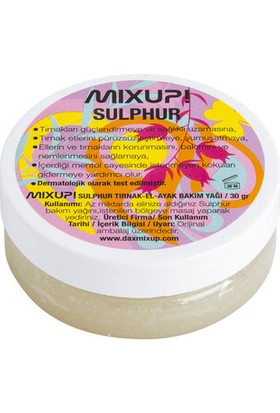 Mixup Sulphur Tırnak El Ayak Bakım Yağı 30 gr