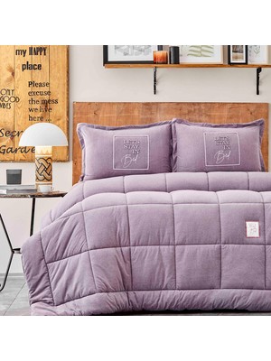 Karaca Home Toffee Lila Tek Kişilik Cotton Comfort Set