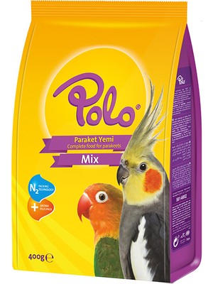 Polo Meyveli Paraket Papağan Yemi 400 gr