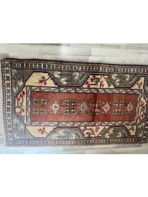 Milas El Dokuma Halı Kilim Antik Ada Milas Halı 120 x 220 cm.