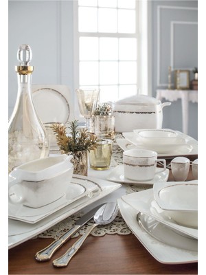 Pierre Cardin 60 Parça 12 Kişilik Yemek Takımı Stella