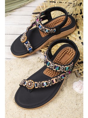 Khayt Stony Anatomik Parmak Arası Günlük Kadın Sandalet