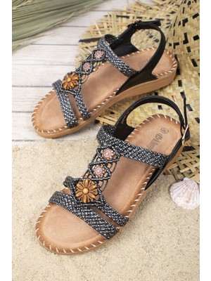 Khayt Julia Anatomik Guja Fashion Günlük Kadın Sandalet