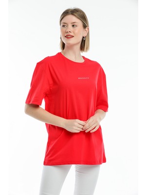 Superlife Oversize Brookyln Baskıl Tshirt