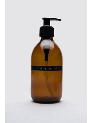 Trichi Design 300ML Amber Cam Sıvı Sabunluk Shower Gel TRCH-377