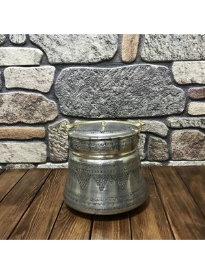 Efemir Üzüm Desenli Bakır Bakraç 3 kg