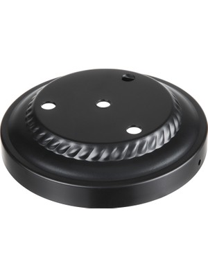 Lumen İstanbul Küçük Tepsi 3 Delik Siyah 5'li