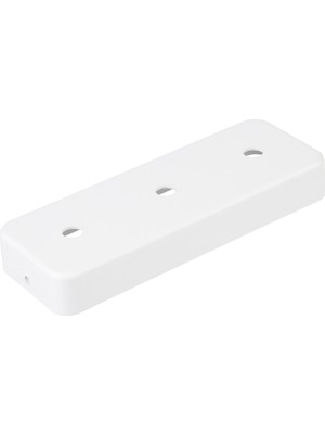 Lumen İstanbul Dikdörtgen Kasa 3 Delik Beyaz 50'li