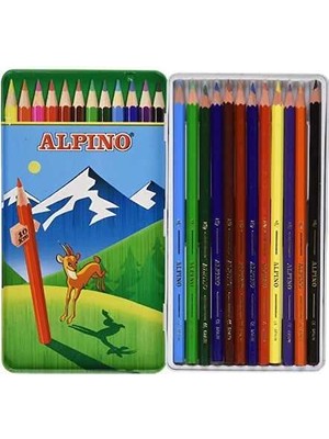 Alpino Kuru Boya Seti 12'li Metal Kutu Renkli Kalemler ile Yaratıcılığınızı Geliştirin
