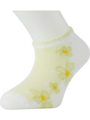 Moyra Socks 4'lü Çiçek Desen Unisex Bebek Patik Çorap