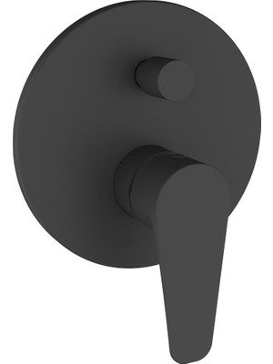 Zero Ankastre Banyo Bataryası - Sıva Üstü (Siyah)