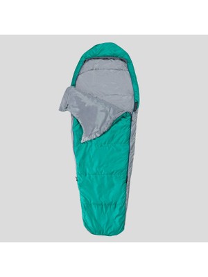 Forclaz Outdoor Trekking Polyester Uyku Tulumu - Mavi - MT500 10 °C Konfor