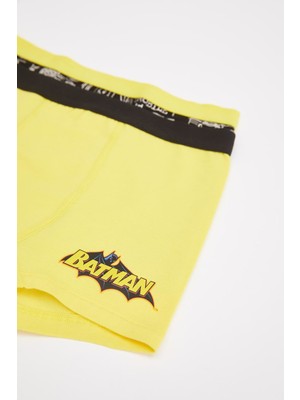 Defacto Erkek Çocuk Batman Lisanslı Esnek Dokulu 2'li Boxer U3484A621SP