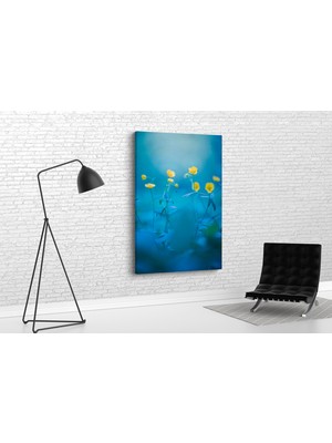 Tablo 360 Sarı Çicekler Kanvas Tablo
