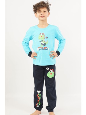 Vienetta Pamuklu Erkek Çocuk Uzun Kol Pijama Takım
