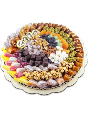 Bizim Yöre ''lezzet-I Şahane'' Hediyelik Kayısı Kuru Meyve Çikolata Sepeti 2,9 kg No 3 | Bizim Yöre