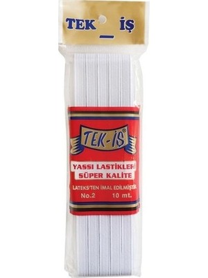 Style Tek -Iş  Style  Süper Yassı Lastik  8 mm --10 mt --Etek -Bel -Don- Çamaşır Lastiği