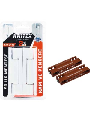 Knitex Menteşe Kapı ve Pencere  90 mm Kahverengi Vakumlu KTX2722