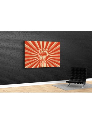 Tablo 360 Tek Yumruk Kanvas Tablo