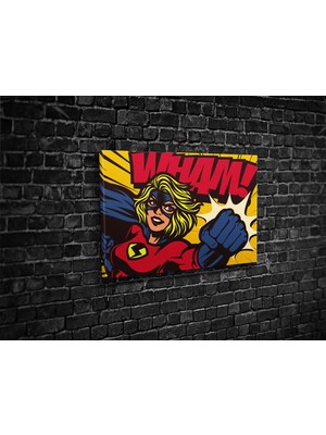 Tablo 360 Popart Wham Kanvas Tablo