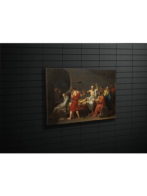 Tablo 360 David- The Death Of Socrates Kanvas Tablo