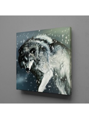 Technopa Koşan Kurt 170 x 170 cm Tablo