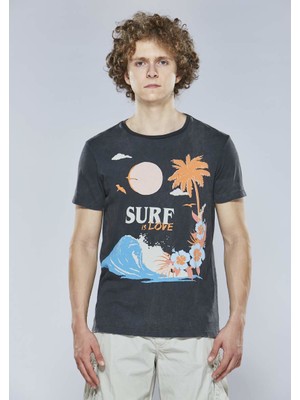 Superfly Tshirt Erkek Siyah Tshirt 20507-02