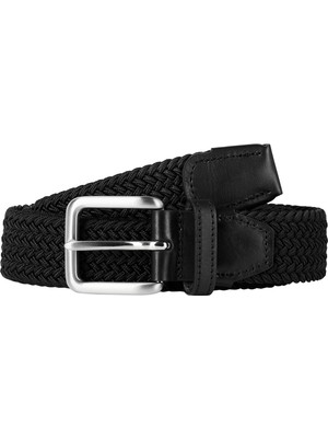Jack & Jones Spring Woven Belt Noos Erkek Siyah Kemer 12118114-02