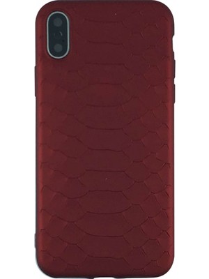 Nettech Apple iPhone x Uyumlu Timsah Deri Desen Silikon Kılıf