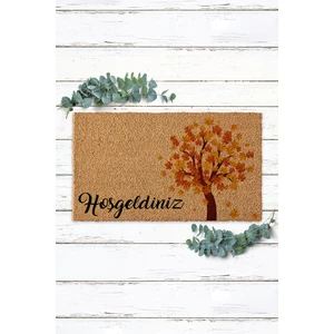 Paspas Yap Sonbahar Tasarımlı Hoşgeldiniz Kapı Önü Paspası Koko Paspas Kıl Paspas