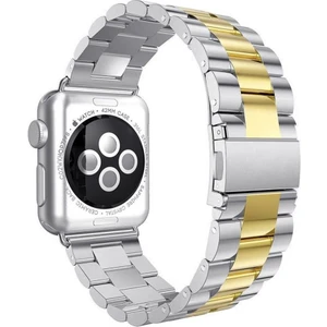 Apple Watch 2 3 4 5 6 Uyumlu Se 38 mm 40 mm Çelik Klipsli Metal Kordon Kayış