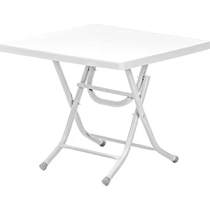 SY-2572 Beyaz Kare Plastik Katlanır Masa 80X80CM 64703