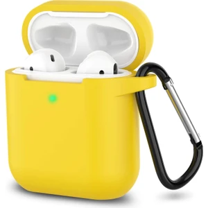 Airpods Silikon Kılıf Yumuşak 360 1 ve 2 Nesil Sarı