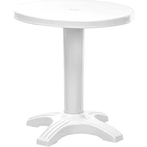 SY-2560 Beyaz Yuvarlak Plastik Masa 70X72 cm 31642