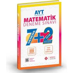 Sonuç Yayınları AYT Matematik 7+2 Deneme Sınavı 2021-2022